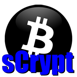 Bitcoin Scrypt Coin Logo